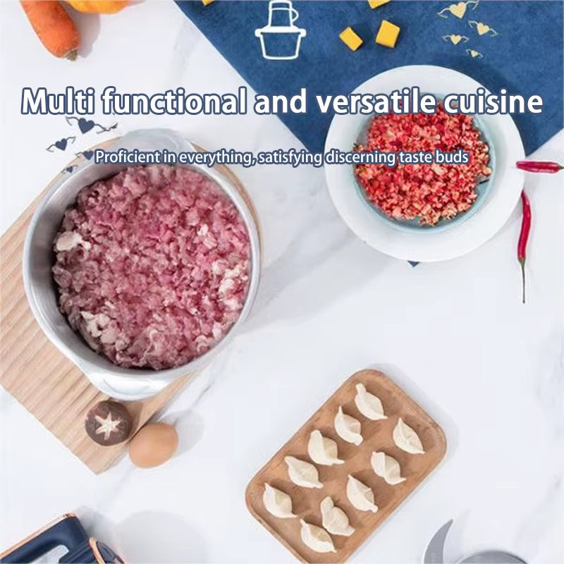 Xiaomi Multi-Function Stainless Steel Blender for Meat Fruits Veggies Food Processors Five-Speed Kitchen Electric Meat Grinder