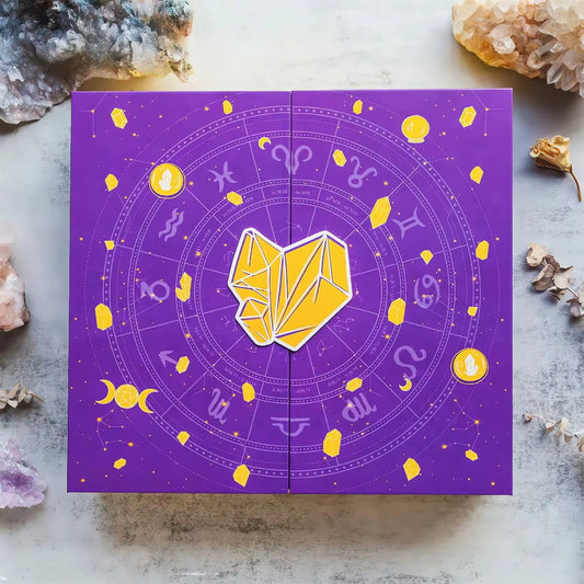 Reiki Crystal Halloween Countdown Gift Box 2025 Exquisite Crystals Stones Collection Halloween Decorations Indoor Halloween Gift